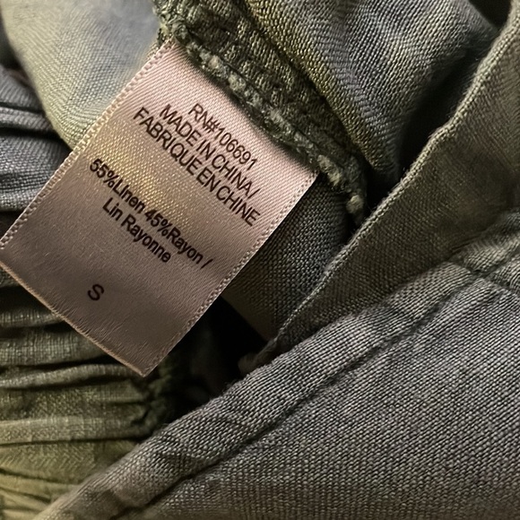 YFB young fabulous broke split front wide leg pants preowned S small pigment - Picture 2 of 11